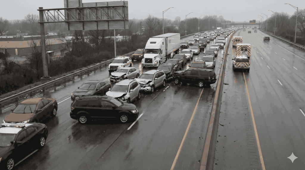 Multi-Car Pileup Accidents: Who Is at Fault?