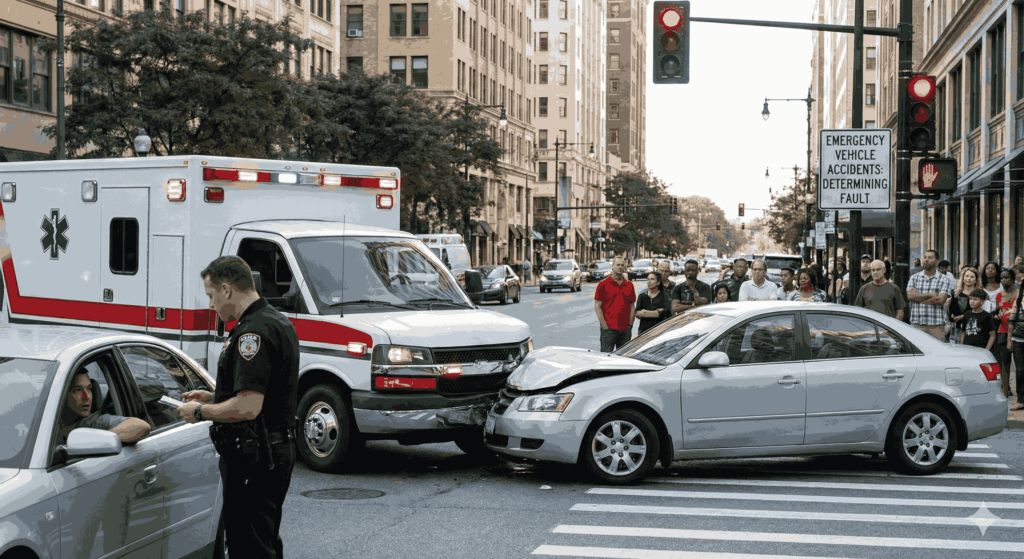 Emergency Vehicle Accidents Who Is at Fault When Lights and Sirens Are On