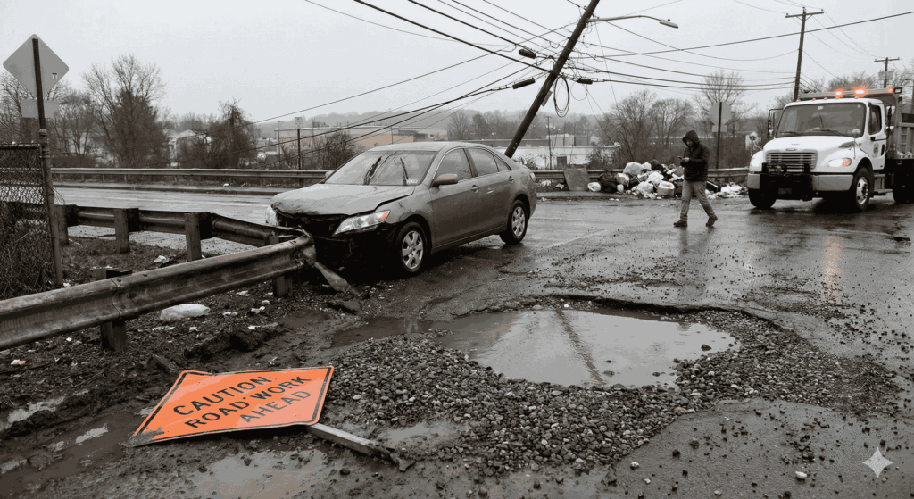 Accidents Caused by Road Hazards, Infrastructure Failures & Public Negligence