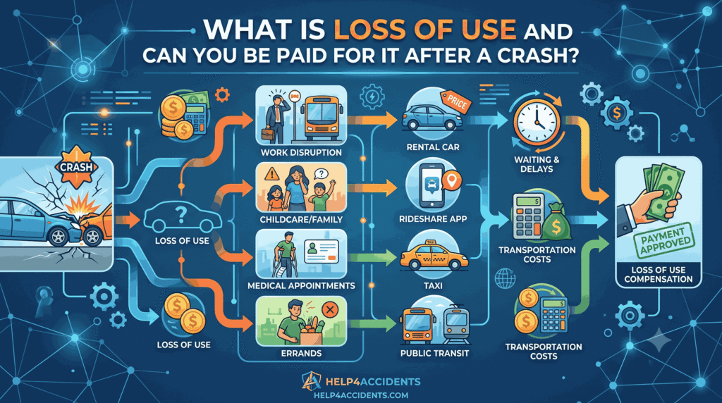 Learn what loss of use means after a car accident, when it may matter in a claim, and why being without your vehicle can create real financial pressure.