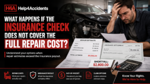Vehicle owner comparing an insurance repair estimate with a higher body shop estimate after a car accident